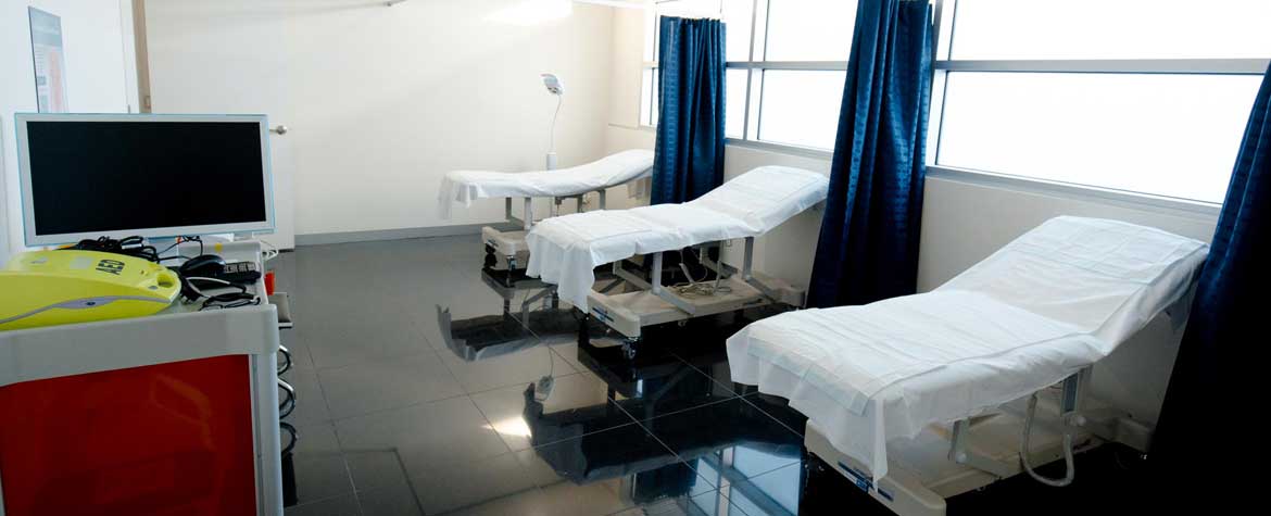 Nurse-staffed treatment room